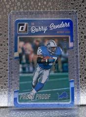 Barry Sanders [Press Proof Silver Die Cut] #103 Football Cards 2016 Panini Donruss Prices