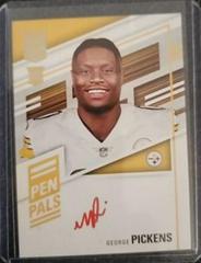 George Pickens [Red Ink] #PP-GP Football Cards 2022 Panini Donruss Elite Pen Pals Autographs Prices