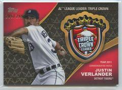 Justin Verlander [Red] Baseball Cards 2023 Topps Crowning Achievements Commemorative Patch Prices