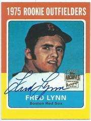 Fred Lynn Baseball Cards 2001 Topps Archives Autographs Prices