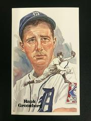 Hank Greenberg #81 Baseball Cards 1980 Perez Steele HOF Postcard Prices