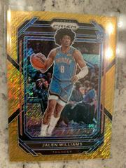 Jalen Williams [Gold Shimmer] #246 Basketball Cards 2022 Panini Prizm Prices