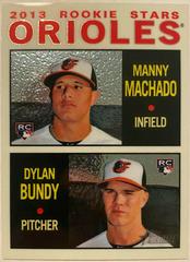 Dylan Bundy, Manny Machado #HC94 Baseball Cards 2013 Topps Heritage Chrome Prices