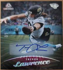 Trevor Lawrence [Pink Autograph] #25 Football Cards 2023 Panini Luminance Prices