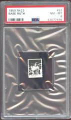 Babe Ruth [Purple Back] #92 Baseball Cards 1950 R423 Prices