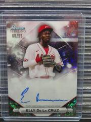 Elly De La Cruz [Speckle] #PA-ED Baseball Cards 2023 Bowman Sterling Prospect Autograph Prices