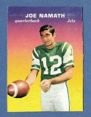 Joe Namath [Square Corner Proof] Football Cards 1970 Topps Super Prices
