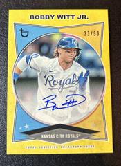 Bobby Witt Jr [Gold] Baseball Cards 2023 Topps Brooklyn Collection Autographs Prices