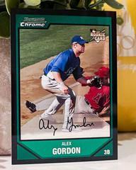 Alex Gordon Baseball Cards 2007 Bowman Chrome Draft Picks Prices