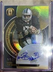 Tim Brown [Sapphire] #GO-TB Football Cards 2023 Panini Gold Standard Golden Oldies Autographs Prices