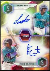 Lazaro Montes, Felnin Celesten Baseball Cards 2023 Bowman's Best Dual Autographs Prices