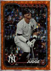 Aaron Judge [Orange Crackle Foil] Baseball Cards 2024 Topps Prices