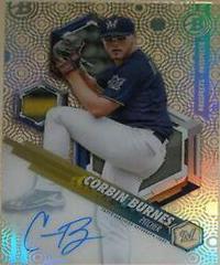 Corbin Burnes [Autograph] #CB Baseball Cards 2018 Bowman High Tek Prices