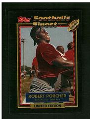 Robert Porcher #40 Football Cards 1992 Topps Finest Prices