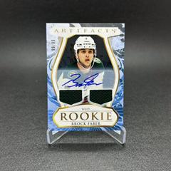 Brock Faber [Autograph Material Gold] Hockey Cards 2023 Upper Deck Artifacts Prices