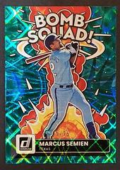 Marcus Semien [Green] #BS-4 Baseball Cards 2022 Panini Donruss Bomb Squad Prices