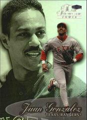 Juan Gonzalez [Row 3] #19 Baseball Cards 1999 Flair Showcase Prices