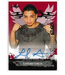 Leonard Garcia [Red] #AU-LG1 Ufc Cards 2010 Leaf MMA Autographs Prices