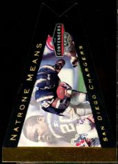 Natrone Means [Gold Foil] #79 Football Cards 1998 Playoff Contenders Pennants Prices
