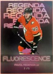Pavol Regenda [Magenta] Hockey Cards 2022 Upper Deck Fluorescence Prices