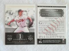 Greg Maddux Baseball Cards 2007 Topps Moments & Milestones Prices