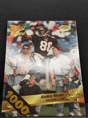 Andre Rison [1000 Stripe] Football Cards 1993 Wild Card Prices