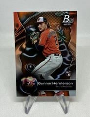 Gunnar Henderson [Orange] #79 Baseball Cards 2023 Bowman Platinum Prices