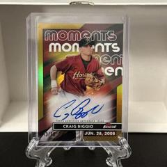 Craig Biggio [Gold] Baseball Cards 2023 Topps Finest Moments Autographs Prices