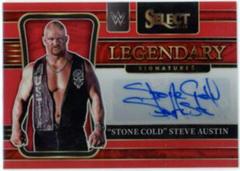 Stone Cold Steve Austin [Red Prizm] Wrestling Cards 2022 Panini Select WWE Legendary Signatures Prices