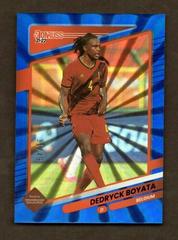 Dedryck Boyata [Blue Laser] Soccer Cards 2021 Panini Donruss Road to Qatar Prices