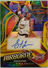 Steve Francis [Gold] Basketball Cards 2019 Panini Chronicles Airborne Signatures Prices