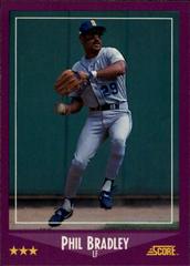 Phil Bradley #66 Baseball Cards 1988 Score Glossy Prices