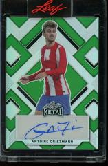 Antoine Griezmann [Prismatic Green] Soccer Cards 2022 Leaf Metal Autographs Prices