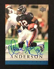 Jamal Anderson Football Cards 2000 Upper Deck Legends Autographs Prices