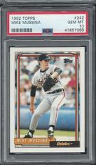 Mike Mussina Baseball Cards 1992 Topps Prices