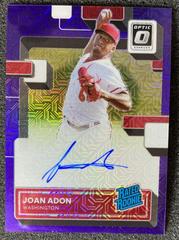 Joan Adon [Purple Mojo] Baseball Cards 2022 Panini Donruss Optic Rated Rookie Signatures Prices