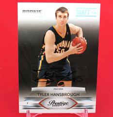 Tyler Hansbrough Draft Picks Light Blue Autograph Basketball Cards 2009 Panini Prestige Prices