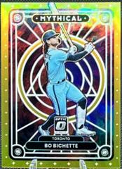 Bo Bichette [Gold] Baseball Cards 2022 Panini Donruss Optic Mythical Prices