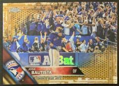 Jose Bautista [Gold Refractor] Baseball Cards 2016 Topps Chrome Prices