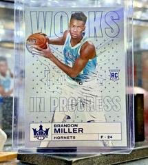 Brandon Miller [Sapphire] #3 Basketball Cards 2023 Panini Court Kings Works in Progress Prices