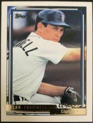 Alan Trammell [Winner] #120 Baseball Cards 1992 Topps Gold Prices