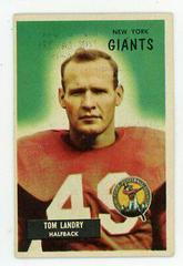 Tom Landry #152 Football Cards 1955 Bowman Prices