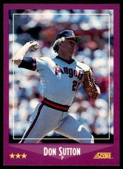 Don Sutton Baseball Cards 1988 Score Prices