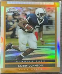Larry Johnson [Chrome Gold Refractor] #131 Football Cards 2003 Topps Draft Picks & Prospects Prices