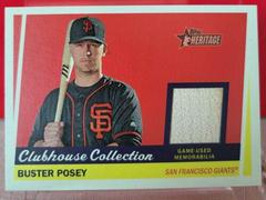 Buster Posey Baseball Cards 2016 Topps Heritage Clubhouse Collection Relics Prices