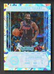 James Harden [Cracked Ice] #3 Basketball Cards 2022 Panini Contenders Game Night Ticket Prices