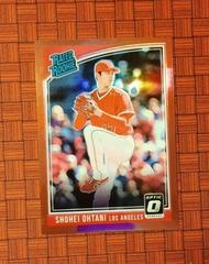 Shohei Ohtani [Red] #176 Baseball Cards 2018 Panini Donruss Optic Prices