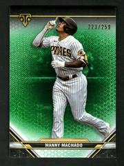 Manny Machado [Emerald] #9 Baseball Cards 2021 Topps Triple Threads Prices
