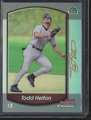 Todd Helton [Retro Refractor] #6 Baseball Cards 2000 Bowman Chrome Prices