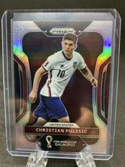 Christian Pulisic [Silver] #201 Soccer Cards 2022 Panini Prizm World Cup Prices